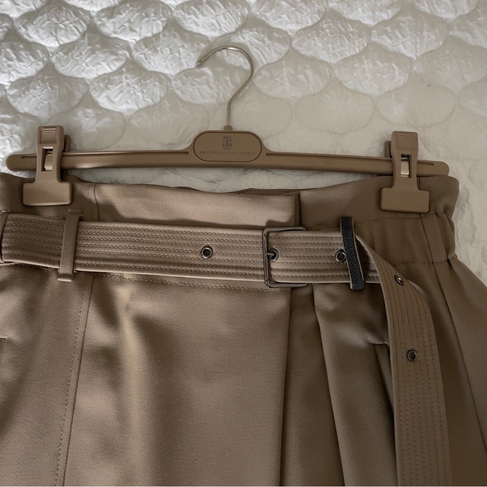 Brunello Cucinelli Cropped Wide Leg Pants - Picture 9 of 12